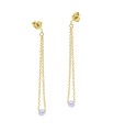 Dangling Chain Silver Earring STC-2220